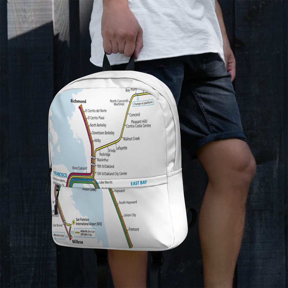 BART Map Backpack